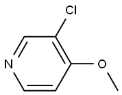 3-Chloro-4-methoxypyridine Struktur