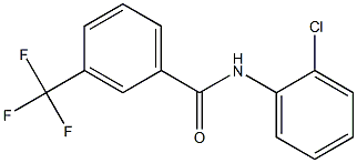 N-(2-chlorophenyl)-3-(trifluoromethyl)benzamide Struktur