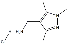 (1,3,5-Trimethyl-1H-pyrazol-4-yl)methanamine hydrochloride Struktur