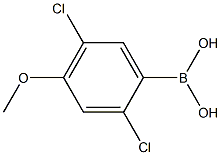 2,5-Dichloro-4-methoxy-benzeneboronic acid Struktur