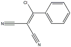 a-CHLOROBENZYLIDENE MALONONITRILE- 1000 PPM Struktur