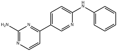 4-(6-(PhenylaMino)pyridin-3-yl)pyriMidin-2-aMine Struktur