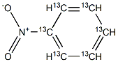 Nitrobenzene (13C6) Solution Struktur