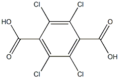 Tetrachloroterephthalic acid Solution Struktur