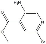 5-aMino-2-broMo-isonicotinicacid Methyl ester Struktur