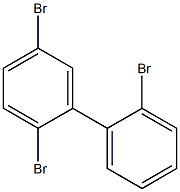 2,2',5-Tribromobiphenyl 100 μg/mL in Hexane Struktur