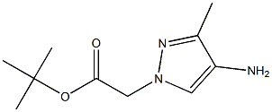 (4-AMino-3-Methyl-pyrazol-1-yl)-acetic acid tert-butyl ester Struktur