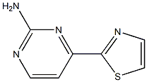 4 - (噻唑- 2 -基)嘧啶-2-胺 結(jié)構(gòu)式