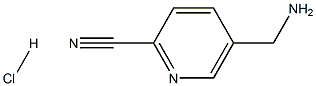 5-(aMinoMethyl)picolinonitrile hydrochloride Struktur