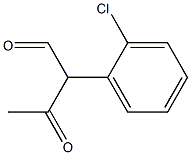 2-(2-chlorophenyl)-3-oxobutanal Struktur