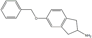 5-(benzyloxy)-2,3-dihydro-1H-inden-2-aMine Struktur