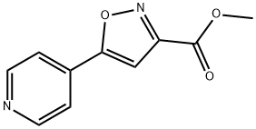 Methyl 5-(4-Pyridyl)isoxazole-3-carboxylate Struktur