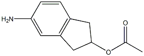 5-AMINO-2,3-DIHYDRO-1H-INDEN-2-YL ACETATE Struktur