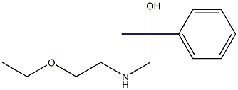 1-(2-ethoxyethylaMino)-2-phenylpropan-2-ol Struktur