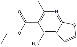 ethyl 4-aMino-6-Methylthieno[2,3-b]pyridine-5-carboxylate Struktur