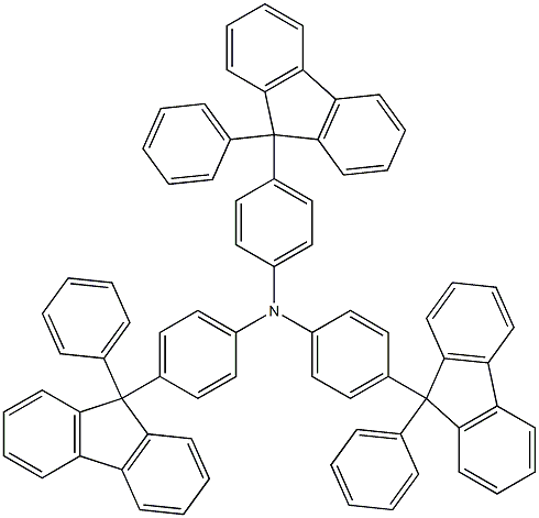 Tris[4-(9-phenylfluoren-9-yl)phenyl]aMine Struktur