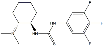 1-((1R,2R)-2-(diMethylaMino)cyclohexyl)-3-(3,4,5-trifluorophenyl)thiourea Struktur