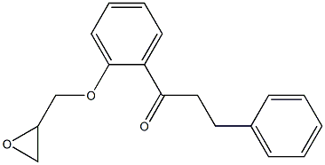 1-[2-[[(2RS)-Oxiranyl]Methoxy]-phenyl]-
3-phenylpropan-1-one Struktur