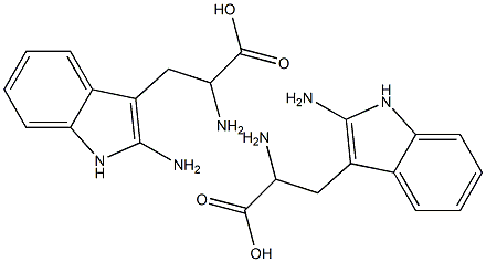 2-AMino-DL-tryptophan 2-AMino-DL-tryptophan Struktur