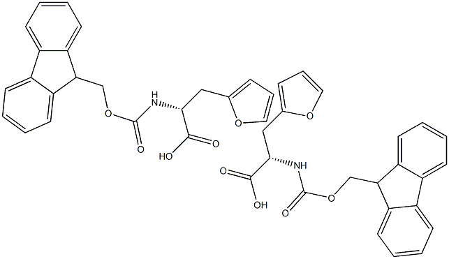 FMoc-3-(2-Furyl)-D-alanine  FMoc-3-(2-Furyl)-D-alanine Struktur