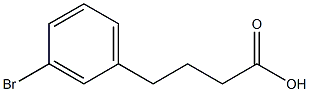 4-(3-broMophenyl)-butyric acid Struktur