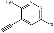 6-chloro-4-ethynylpyridazin-3-aMine Struktur