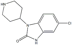 5-Chloro-1-(piperidin-4-yl)-1,3-dihydro-2H-benziMidazol-2-one Struktur