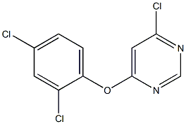 4-(2,4-dichlorophenoxy)-6-chloropyriMidine Struktur