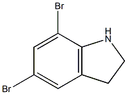 5,7-dibroMoindoline Struktur