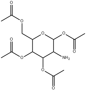 6-(acetoxyMethyl)-3-aMinotetrahydro-2H-pyran-2,4,5-triyl triacetate hydrochloride Struktur