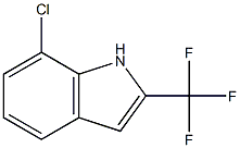 7-Chloro-2-(trifluoroMethyl)-1H-indole Struktur