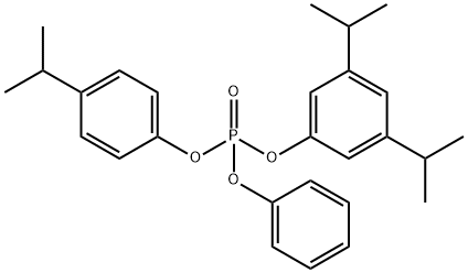 3,5-Diisopropylphenyl 4-Isopropylphenyl Phenyl Phosphate Struktur