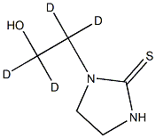 1-[2-Hydroxy(ethyl-d4)]iMidazolidine-2-thione Struktur