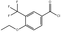 4-Ethoxy-3-(trifluoroMethyl)benzoyl chloride, 97% Struktur