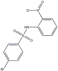 4-BroMo-N-(2-nitrophenyl)benzenesulfonaMide, 97% Struktur