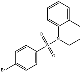 4-BroMo-N-ethyl-N-(2-Methylphenyl)benzenesulfonaMide, 97% Struktur