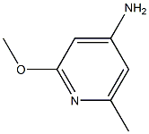 2-Methoxy-6-Methyl-pyridin-4-ylaMine Struktur