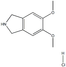 5,6-DiMethoxy-2,3-dihydro-1H-isoindole hydrochloride Struktur