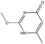 2-Methoxy-6-Methyl-1H-pyriMidin-4-one Struktur