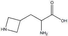 2-aMino-3-(azetidin-3-yl)propanoic acid Struktur