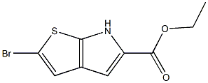 ethyl 2-broMo-6H-thieno[2,3-b]pyrrole-5-carboxylate Struktur