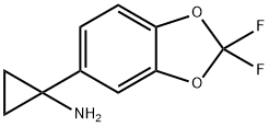 1-(2,2-Difluoro-benzo[1,3]dioxol-5-yl)-cyclopropylaMine Struktur