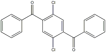 (2,5-dichlro-1,4-phenylene)bis(phenylMethanone) Struktur