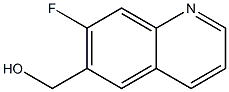 (7-fluoroquinolin-6-yl)Methanol Struktur