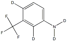 3-(TrifluoroMethyl)aniline--d4 Struktur