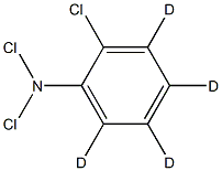 Trichloroaniline-d4 Struktur