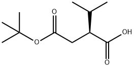 (S)-4-(TERT-BUTOXY)-2-ISOPROPYL-4-OXOBUTANOIC ACID Struktur