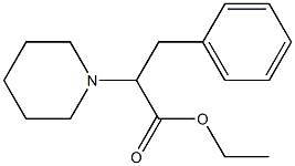 ETHYL 3-PHENYL-2-(PIPERIDIN-1-YL)PROPANOATE Struktur