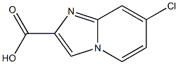 7-Chloroimidazo[1,2-a]pyridine-2-carboxylic  acid Struktur