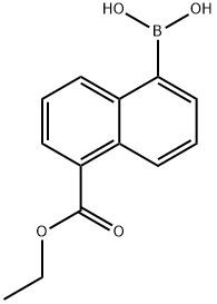 Ethyl 5-borono-1-naphthoate Struktur